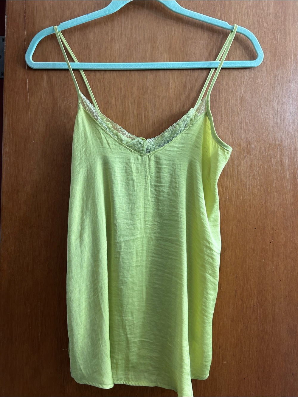 aerie Neon Yellow Lace-Trim Camisole